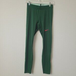 NEW Nike Womens Pro Elite Running Tights Pants DX9078-000 Size M Green